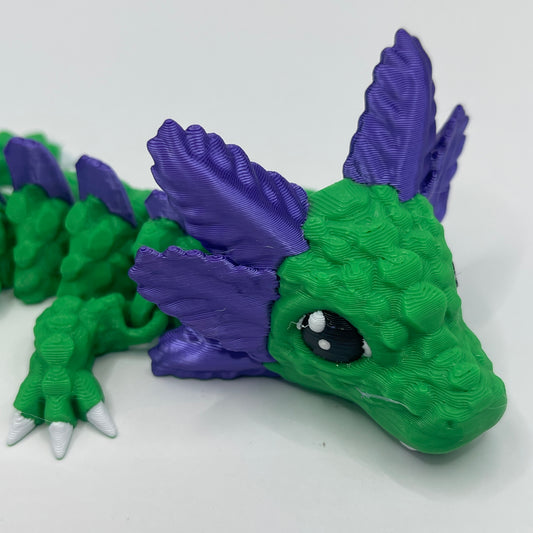 3d printed Axolotl Dragon - View 2