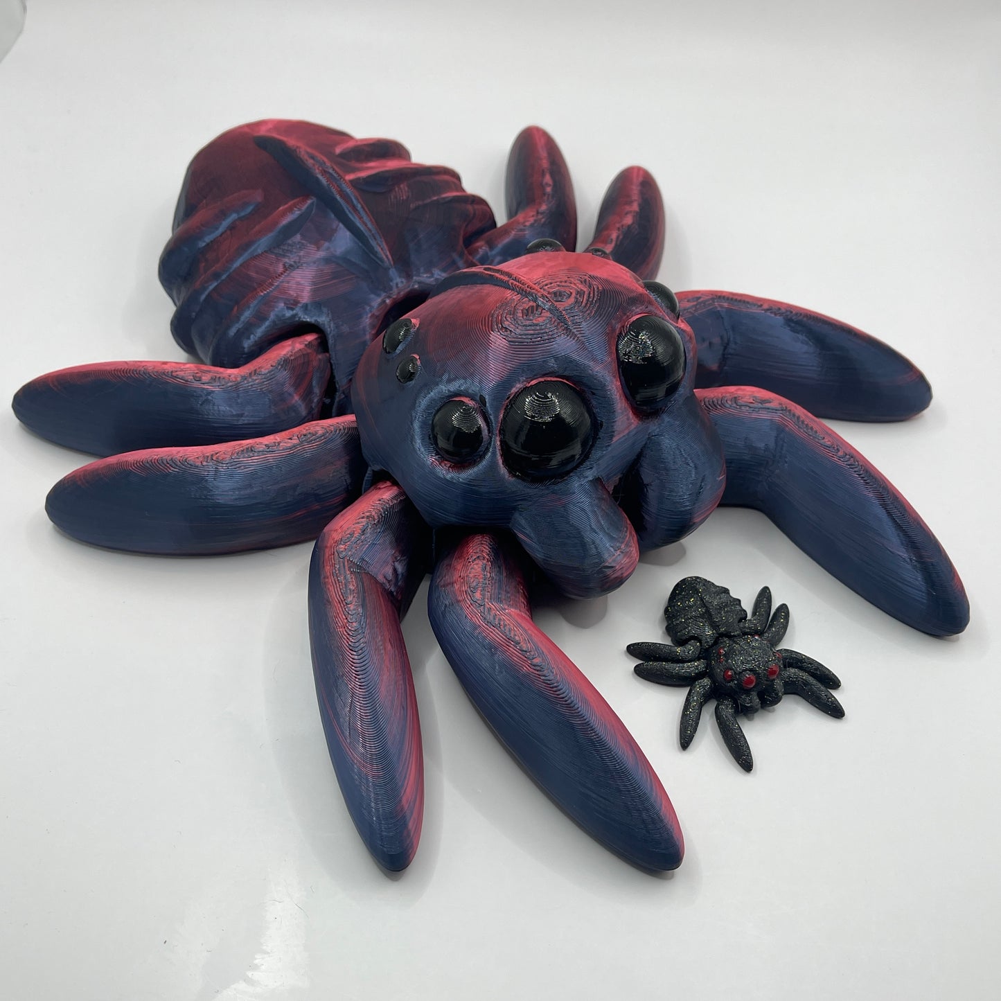 Spider - 5 sizes, various styles and colours including glow in the dark