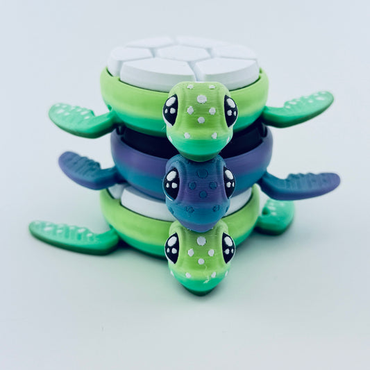 sea turtle fidget clickers - view 2