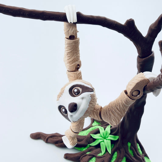 3d printed sloth - view 2