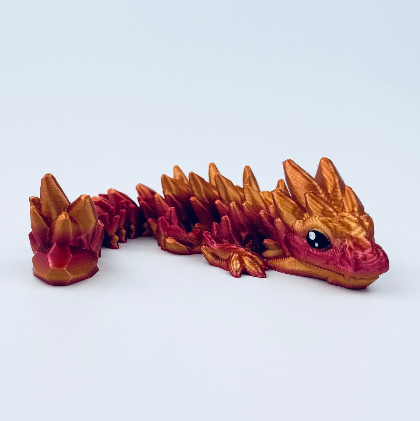 baby gemstone dragon - red/gold