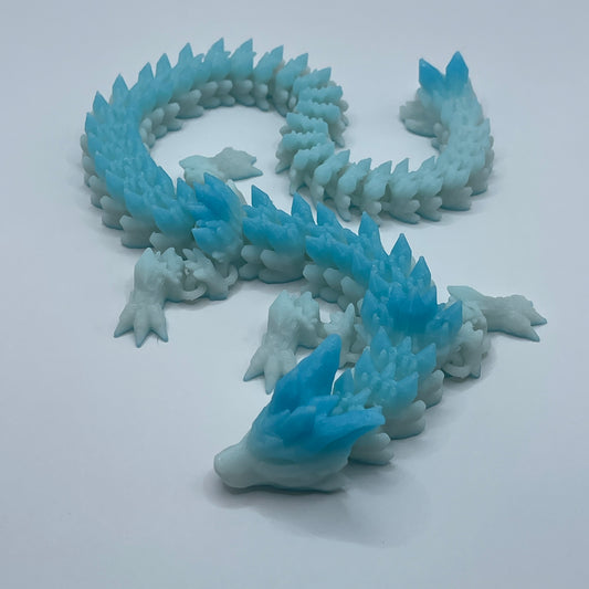 3d printed Crystal Wolf Dragon - View 2
