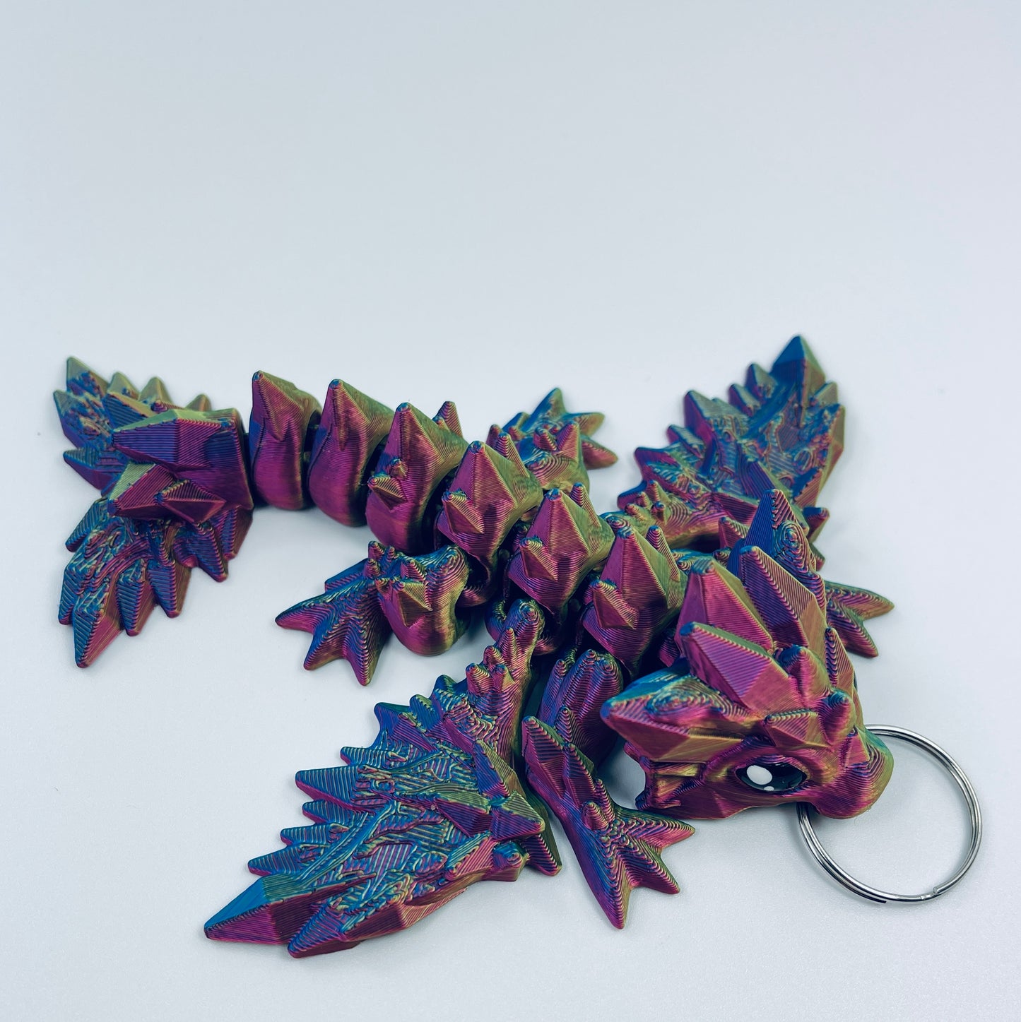 Baby dragon key ring