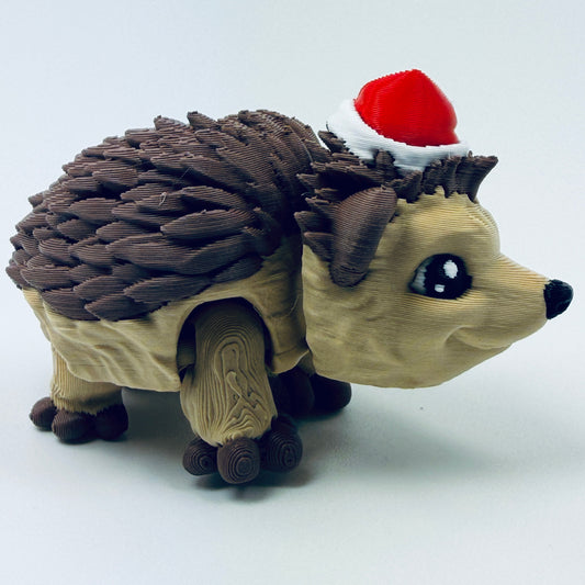 3d printed Santa Hedgehog - View 2