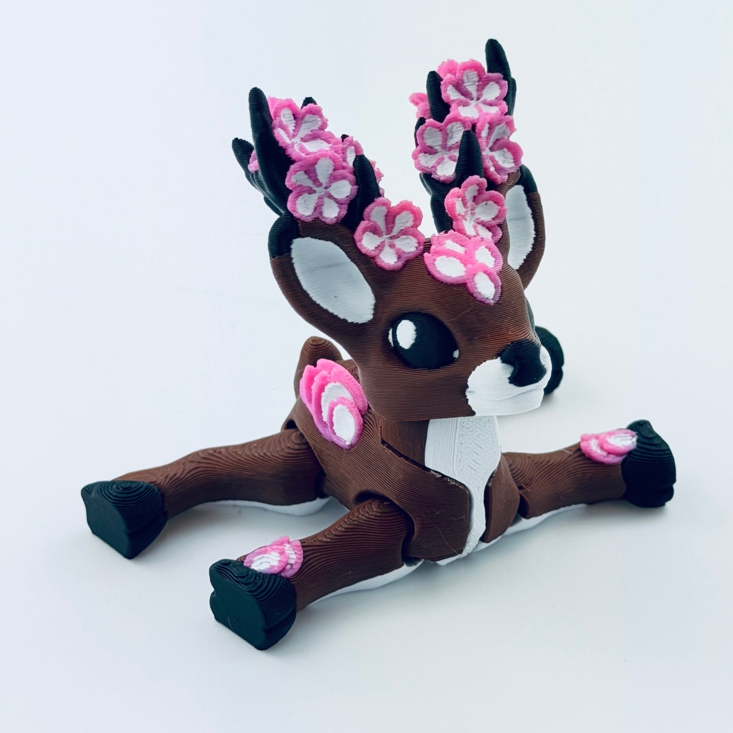 3d printed cherry blossom deer - view 3