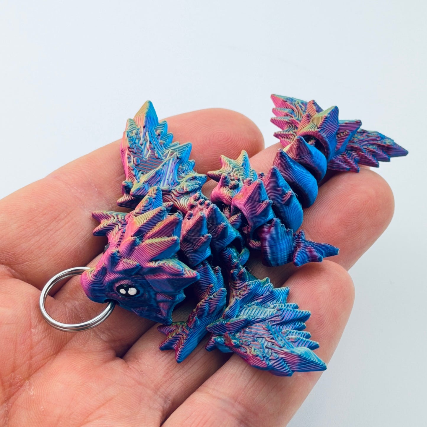 Baby dragon key ring