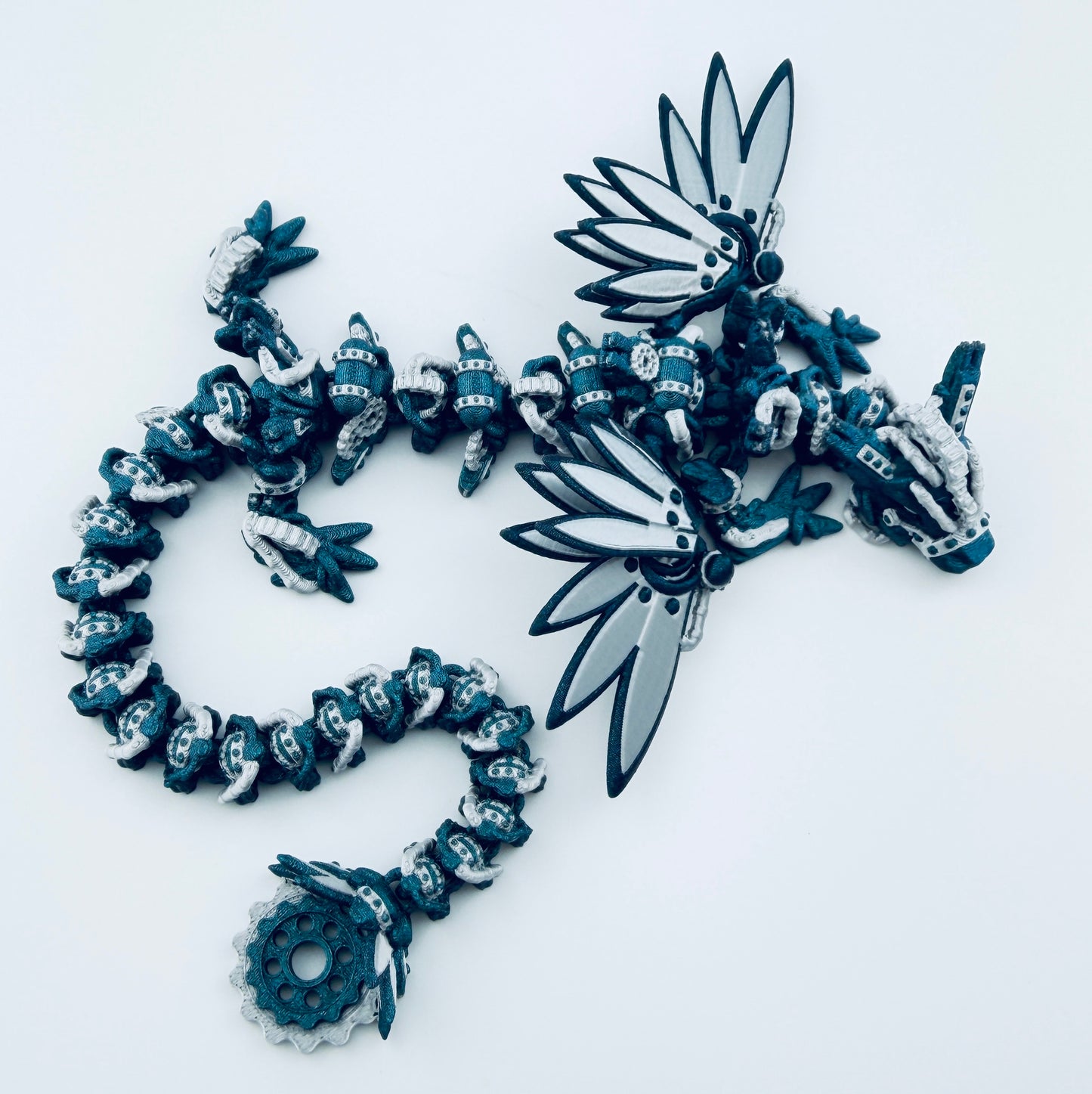 3d printed steampunk dragon - medium - view 5
