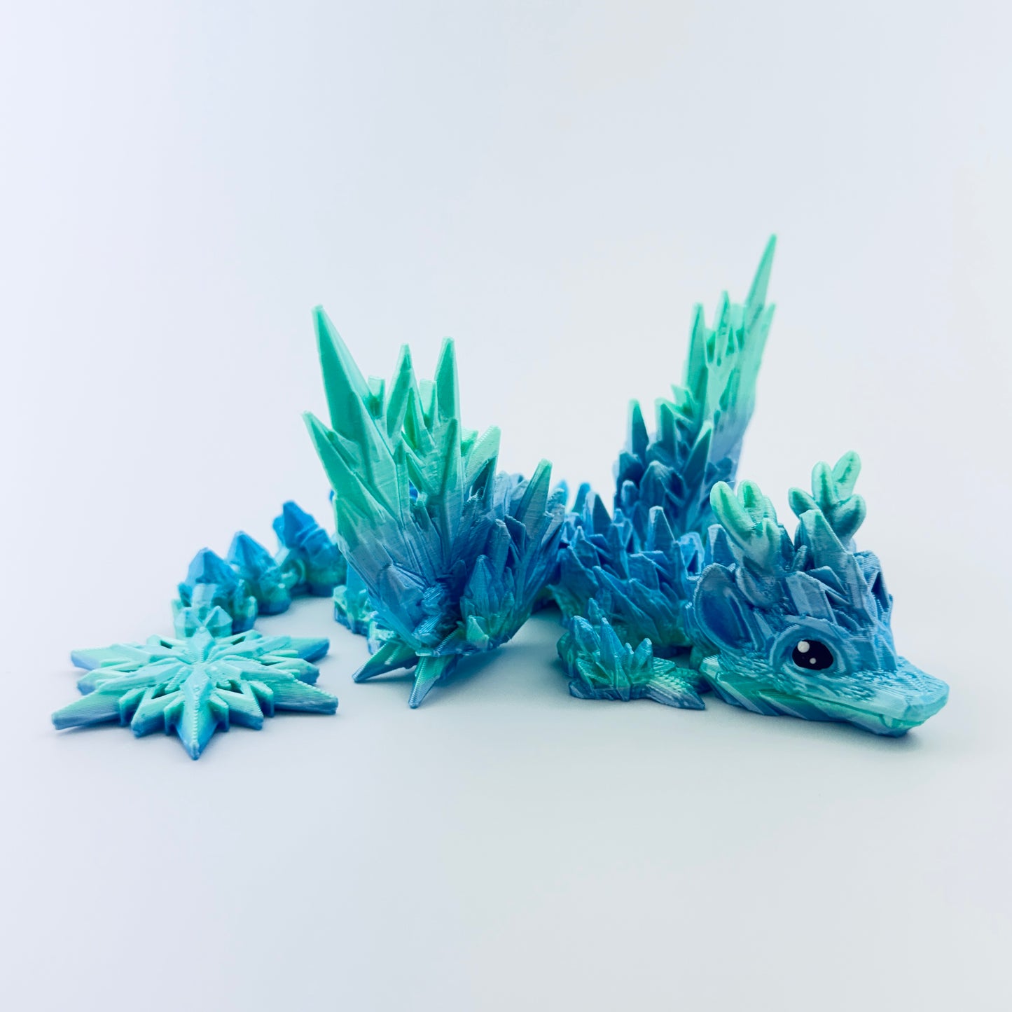 3d printed baby winter dragon