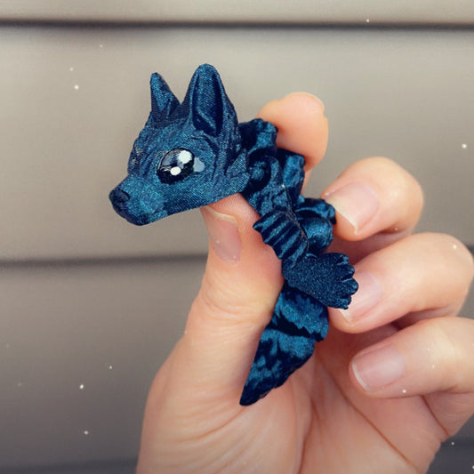 3d printed baby wolf pup - view 2