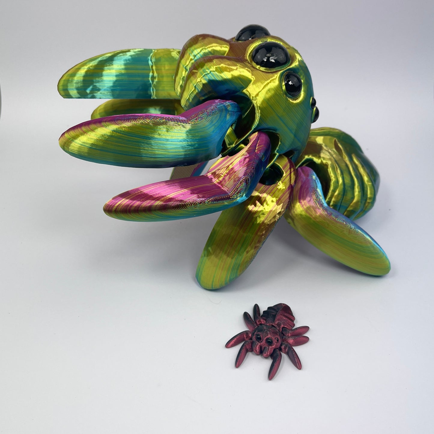 Spider - 5 sizes, various styles and colours including glow in the dark