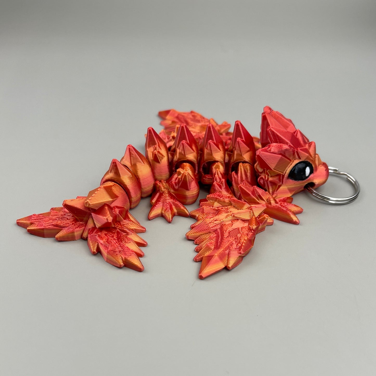 Baby dragon key ring