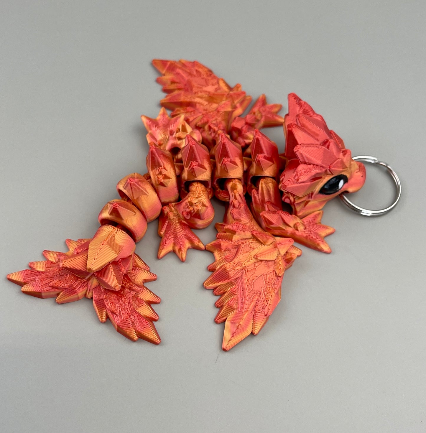 Baby dragon key ring