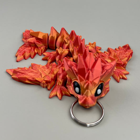 Baby dragon key ring