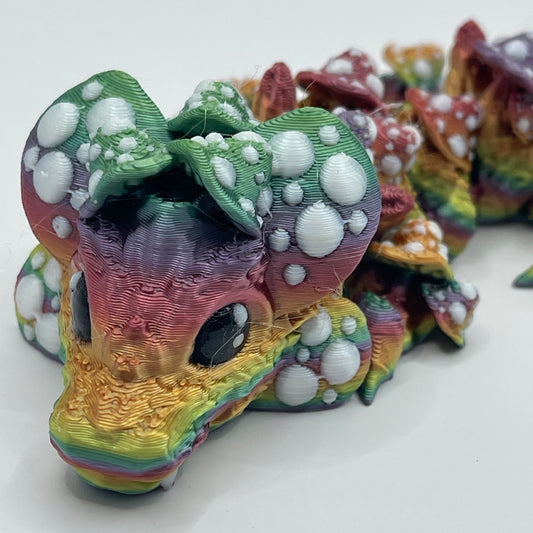 3d printed Mushroom dragon - View 3