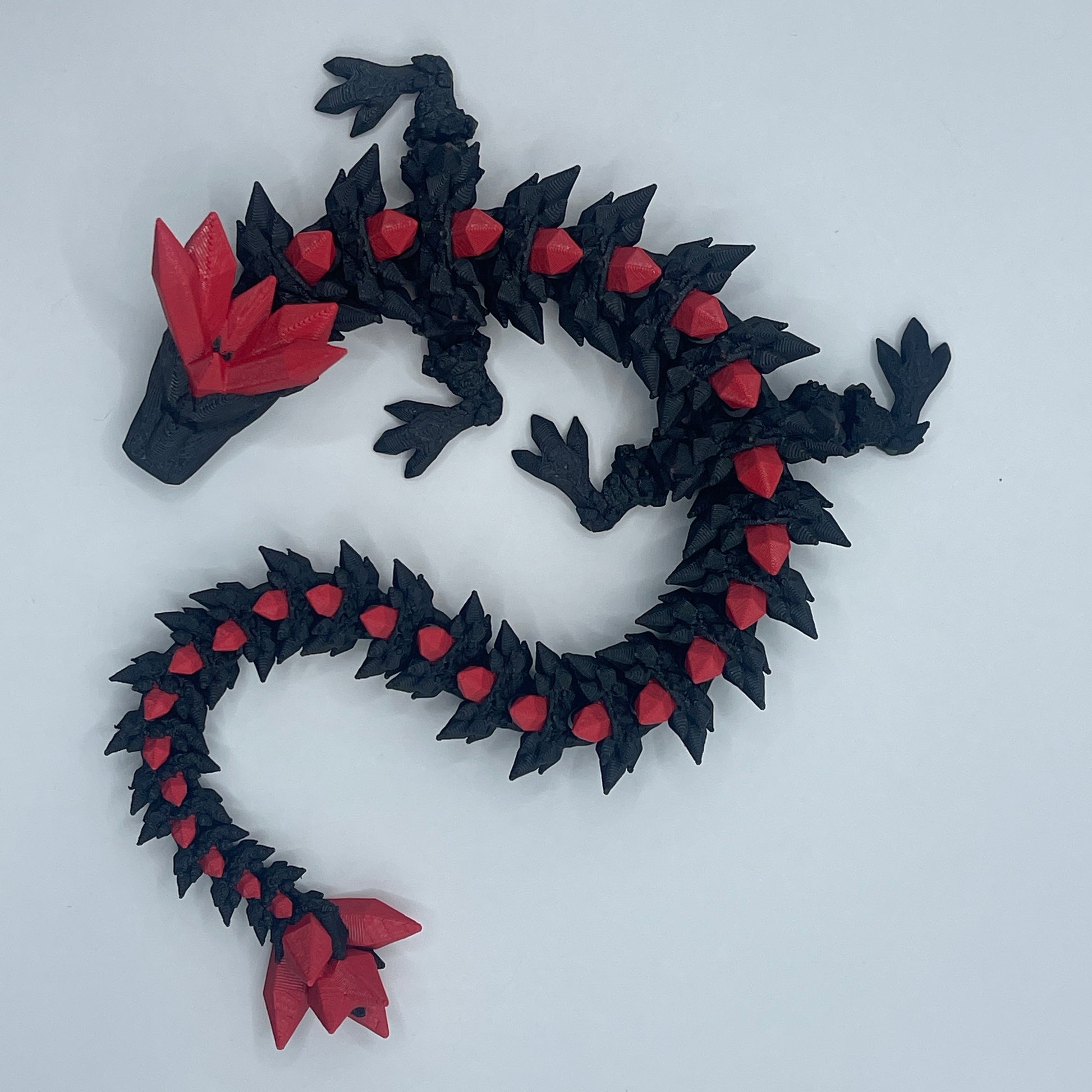 3d printed Crystal Dragon - five sizes, up to 1.5m long! - View 25