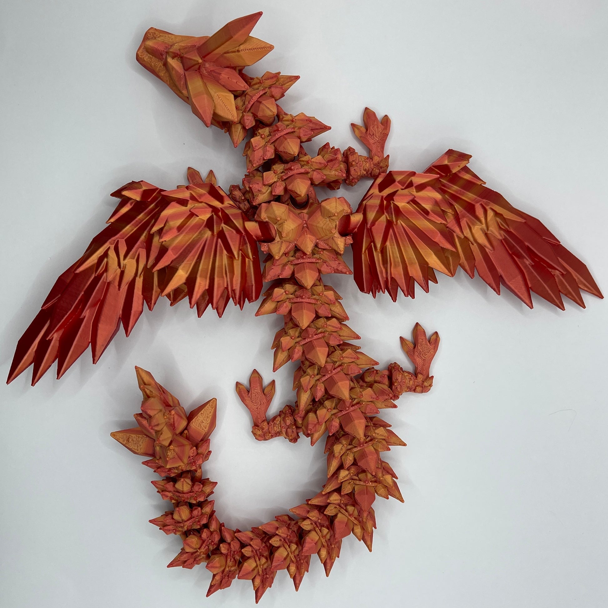 3d printed Crystalwing Dragon - various colours and sizes available - View 23