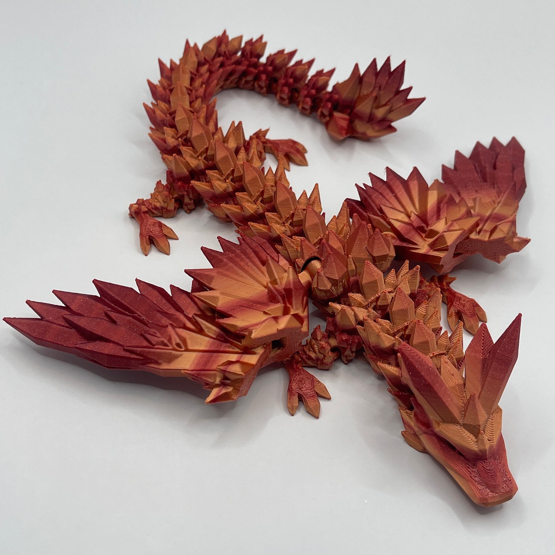 3d printed Crystalwing Dragon - various colours and sizes available - View 16