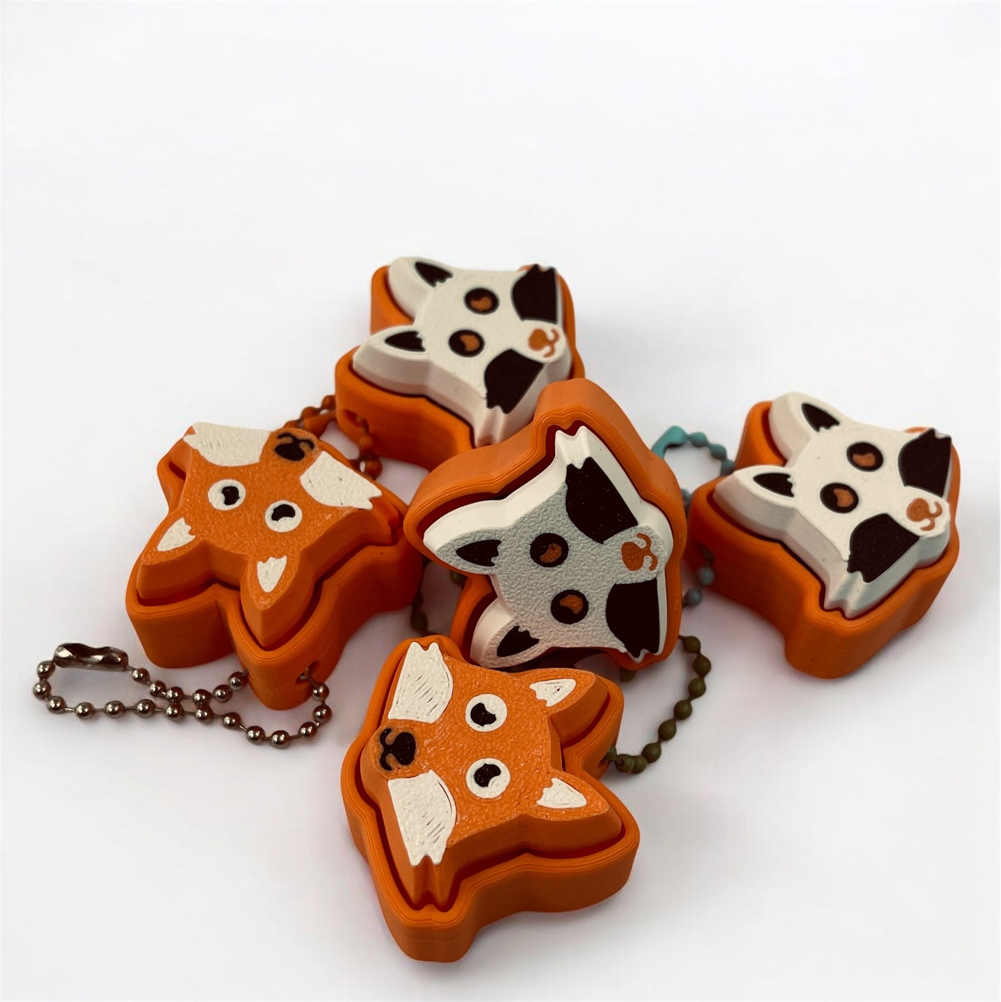 3d printed Fox fidget clicker