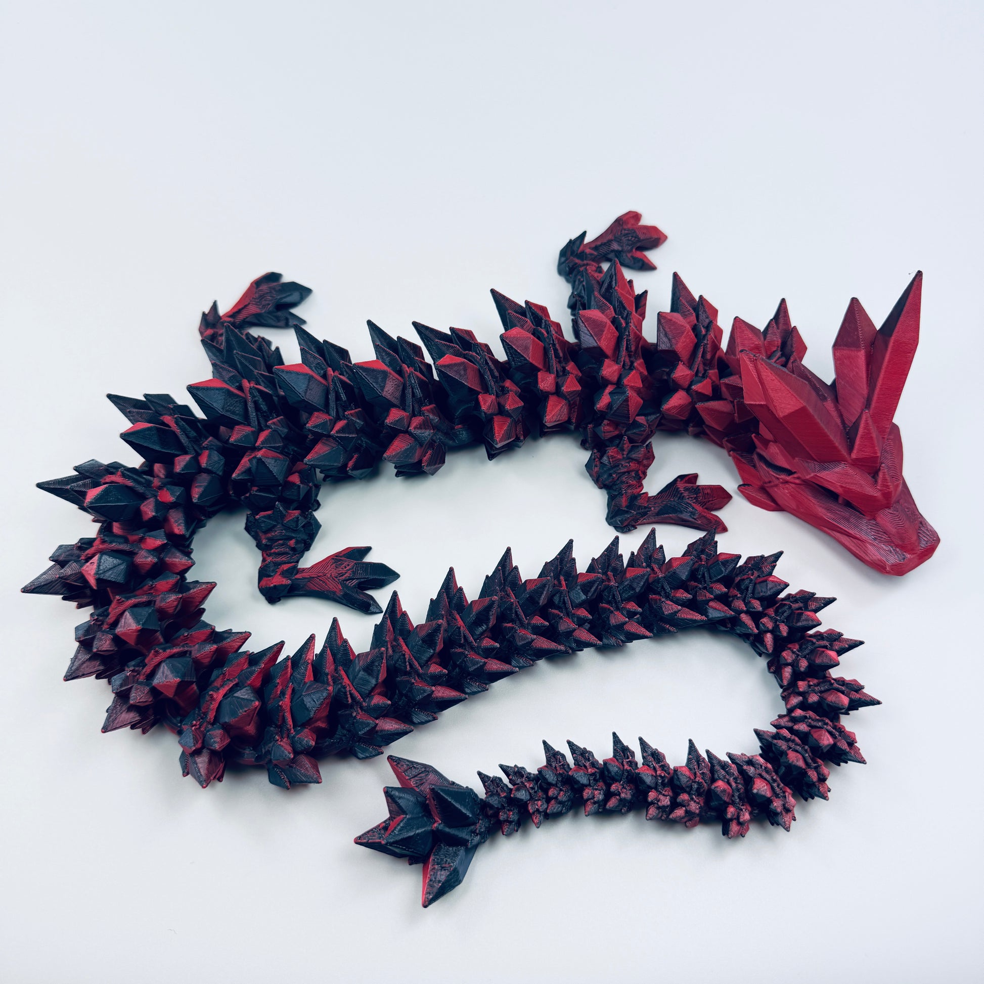 3d printed Crystal Dragon - five sizes, up to 1.5m long! - View 53
