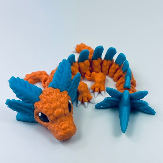 3d printed Axolotl Dragon - View 6