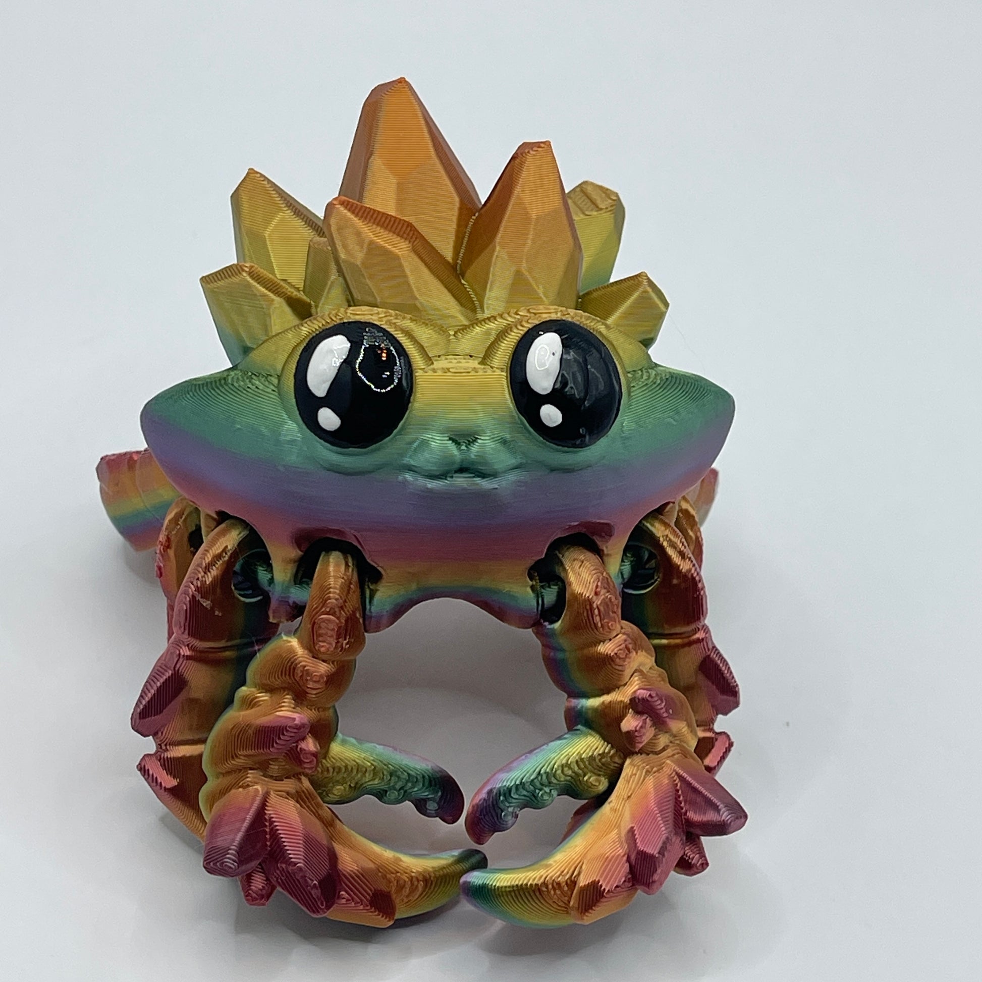 3d printed gemstone crab - view 4
