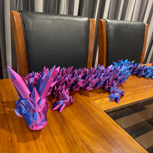 Crystal Dragon - five sizes, up to 1.5m long!