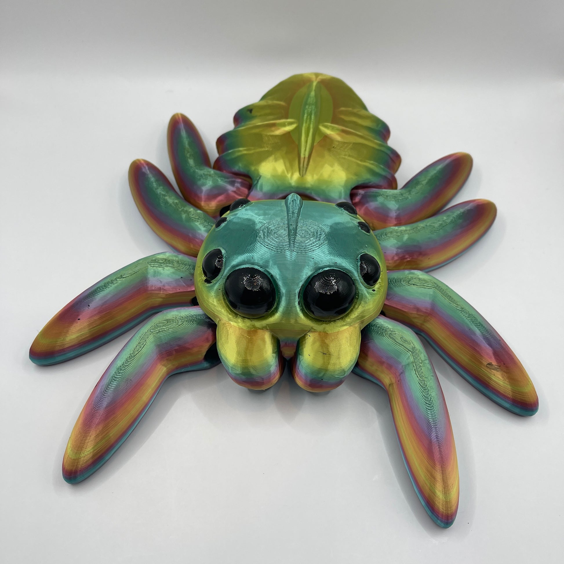 3d printed Classic Spider - 5 sizes, various colours including glow in the dark - View 5