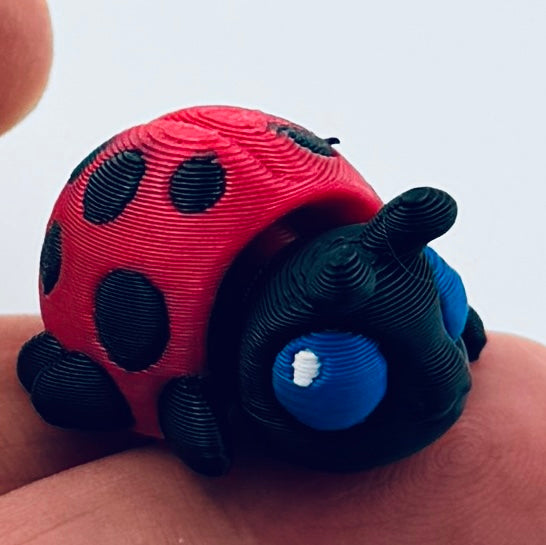 3d printed teeny tiny ladybird