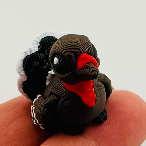 3d printed teeny tiny turkey