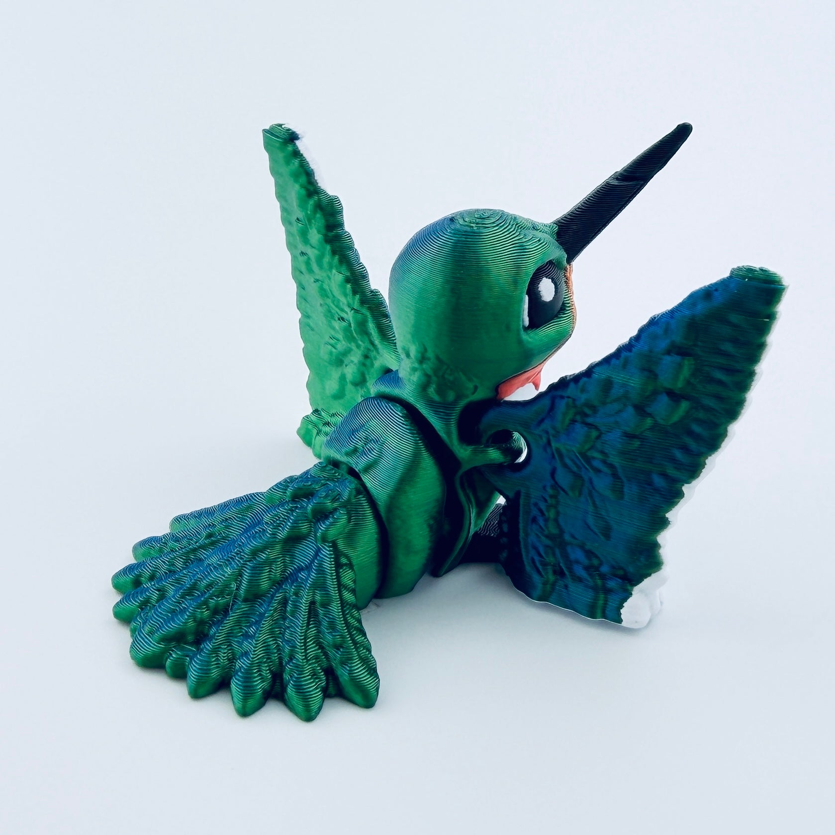 3d printed hummingbird - view 1