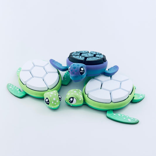 sea turtle fidget clickers - view 1