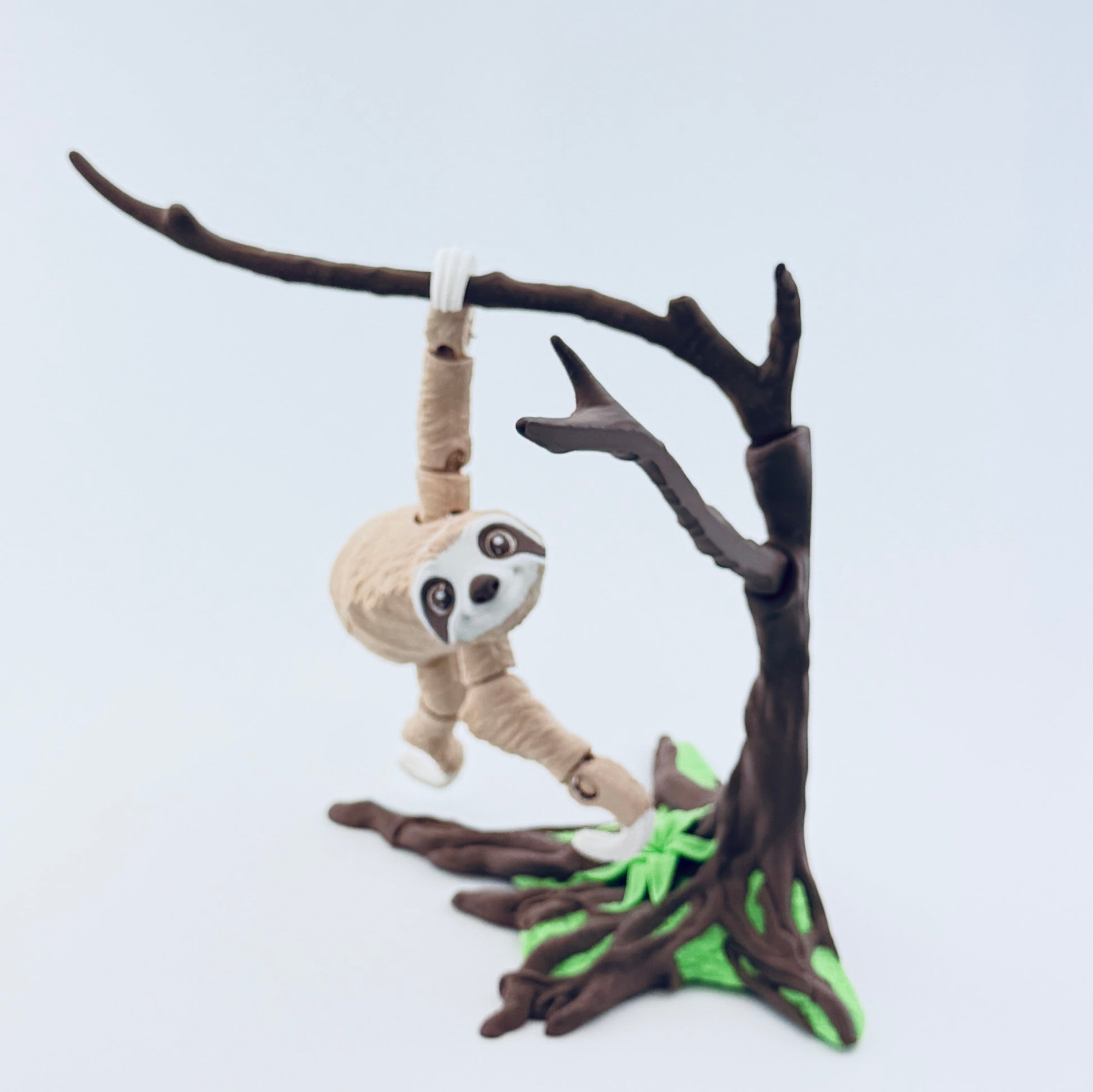 3d printed sloth - view 3