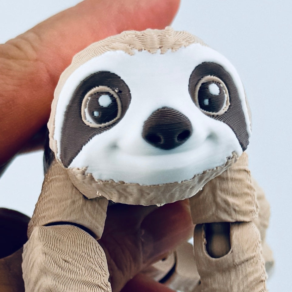 3d printed sloth - view 1