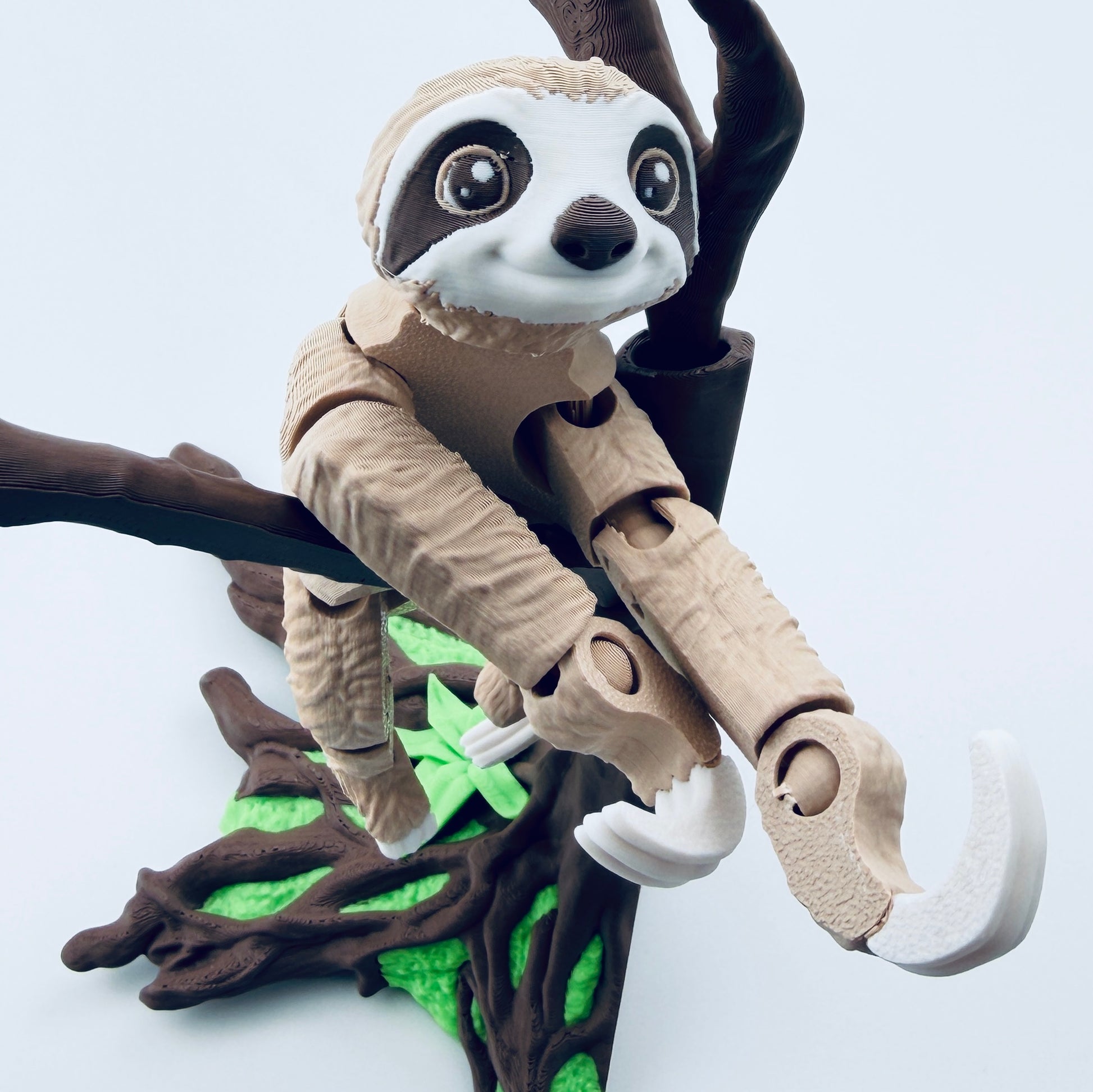 3d printed sloth - view 5