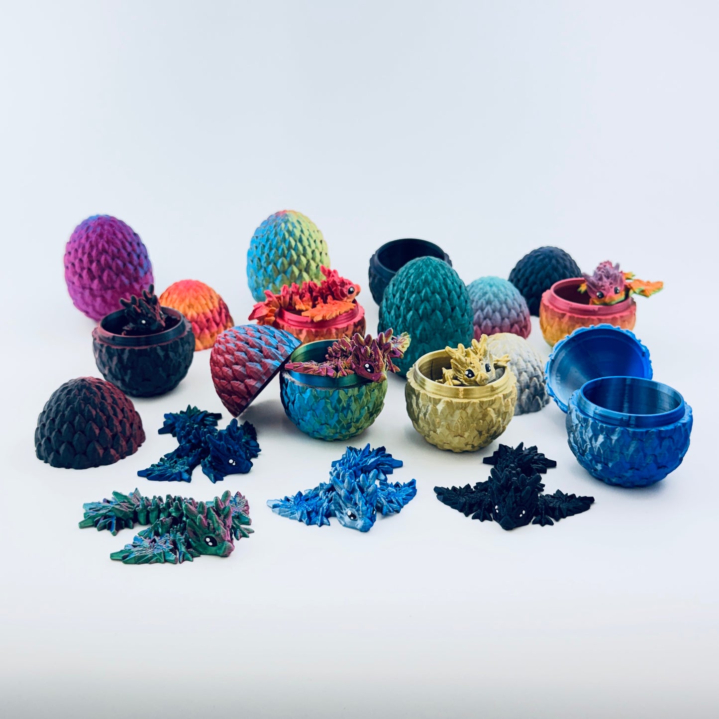 Dragon & Egg Combo | 3D Printed Articulated Dragon