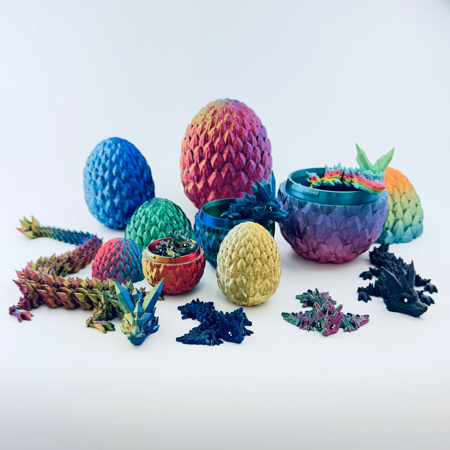 Dragon & Egg Combo | 3D Printed Articulated Dragon