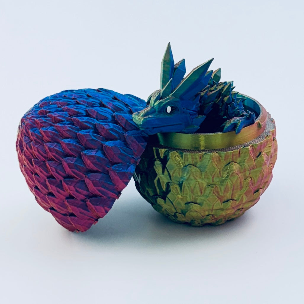 Dragon & Egg Combo | 3D Printed Articulated Dragon