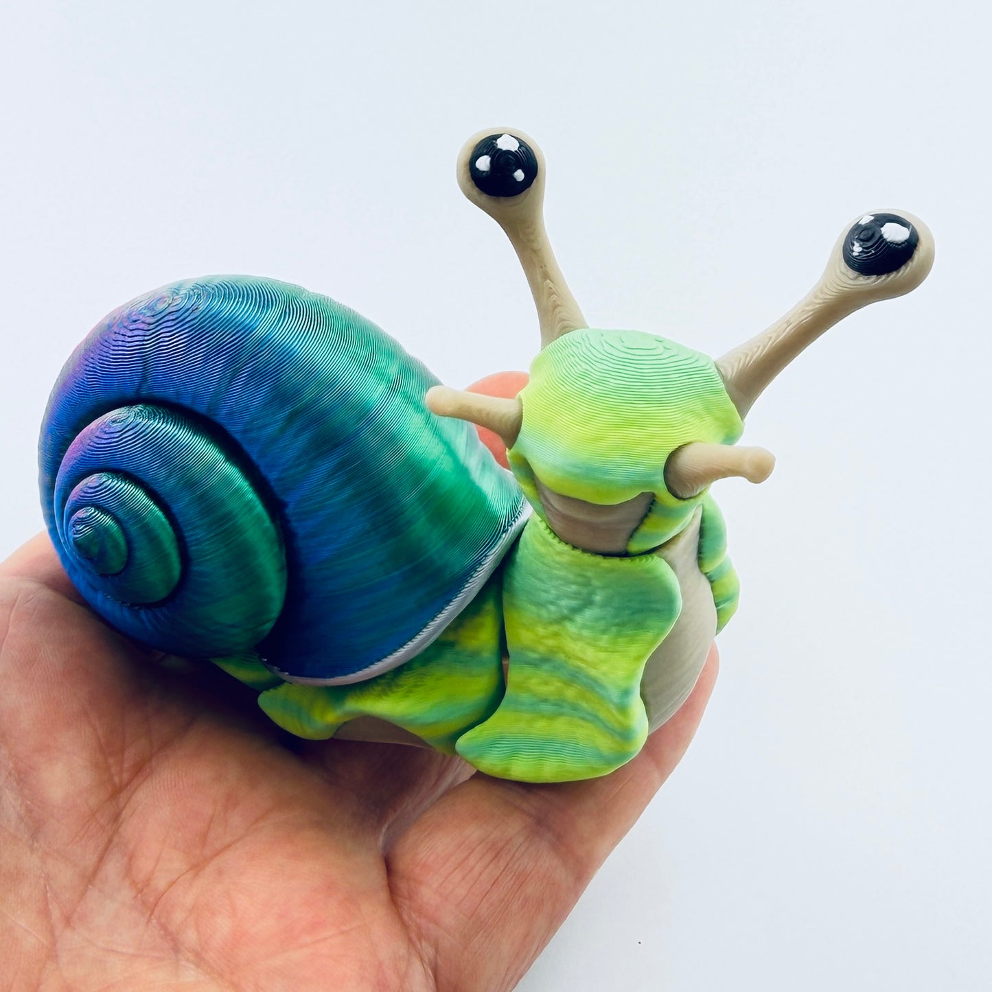 3d printed snail - paua shell