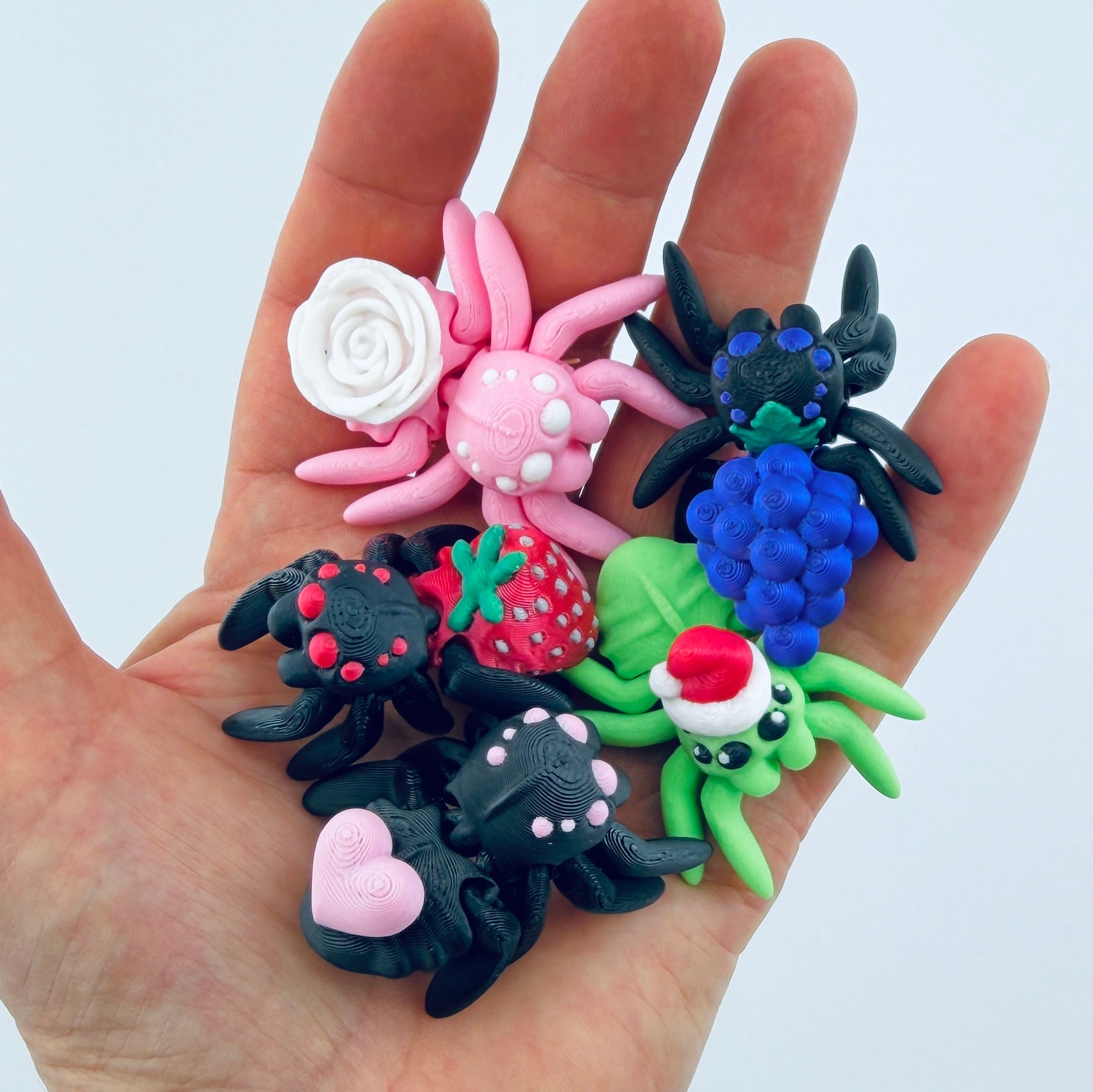 handful of spiders