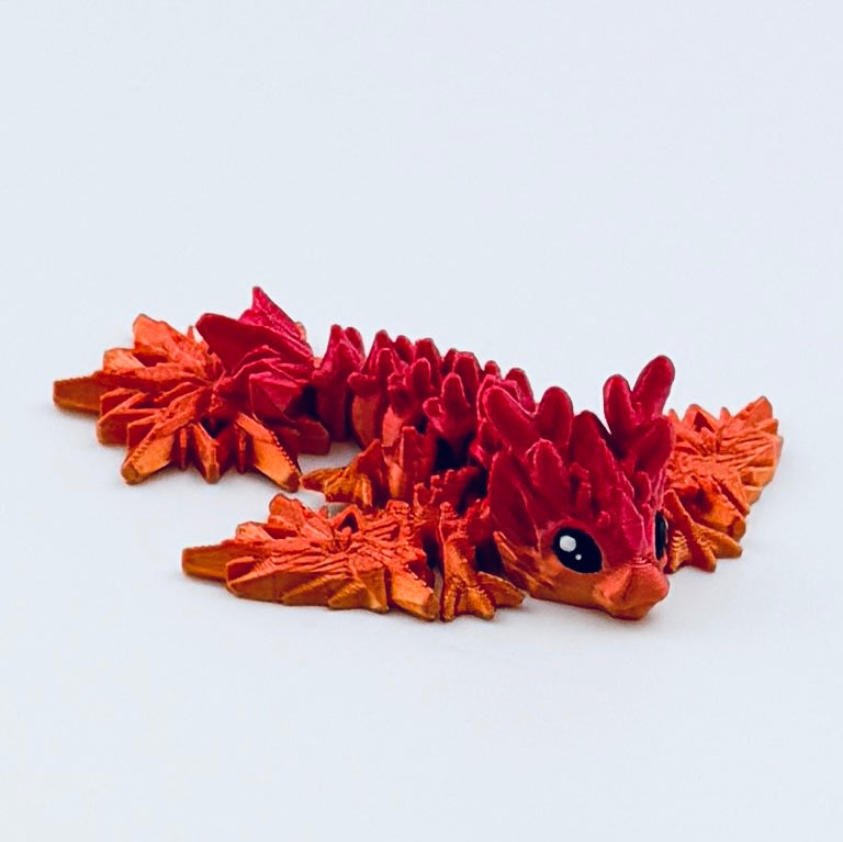 teeny tiny dragon - red/gold
