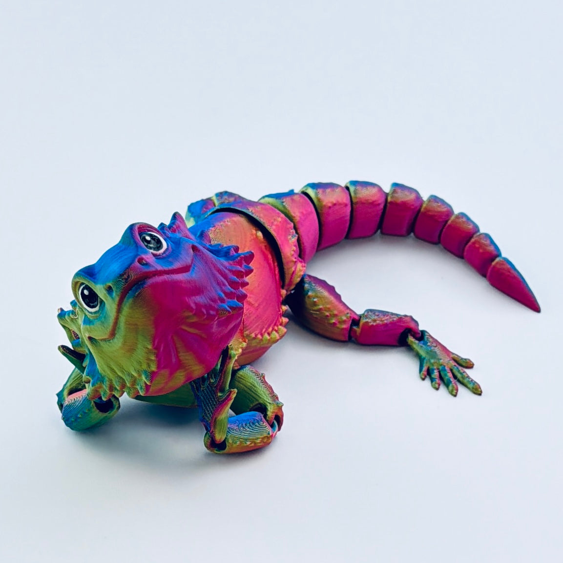 3d printed beardie - luxe spectrum