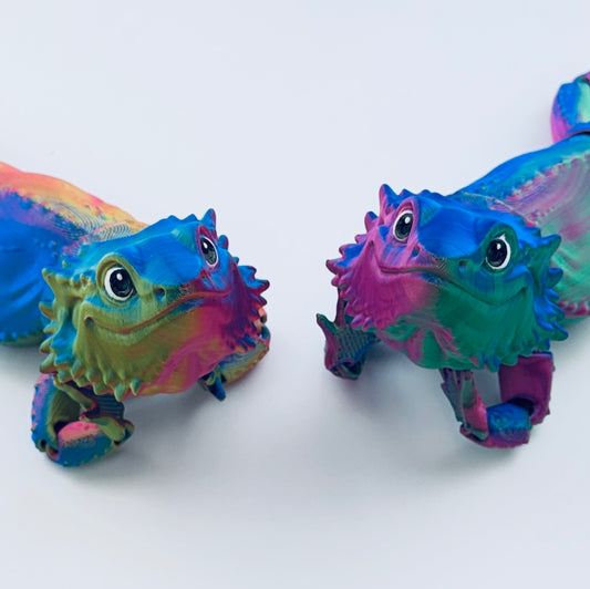 hand painted bearded dragons