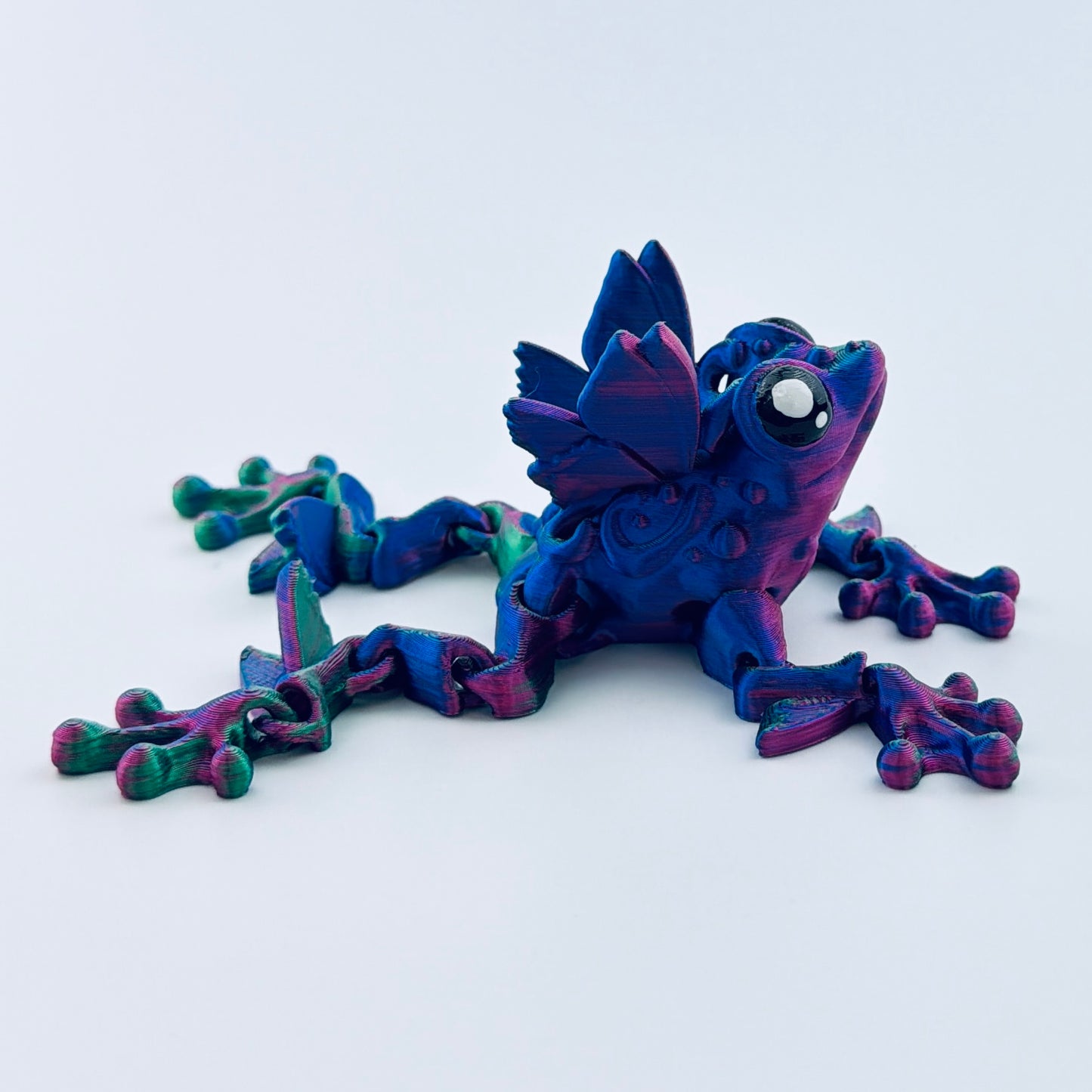 3d printed flutter frog - view 6