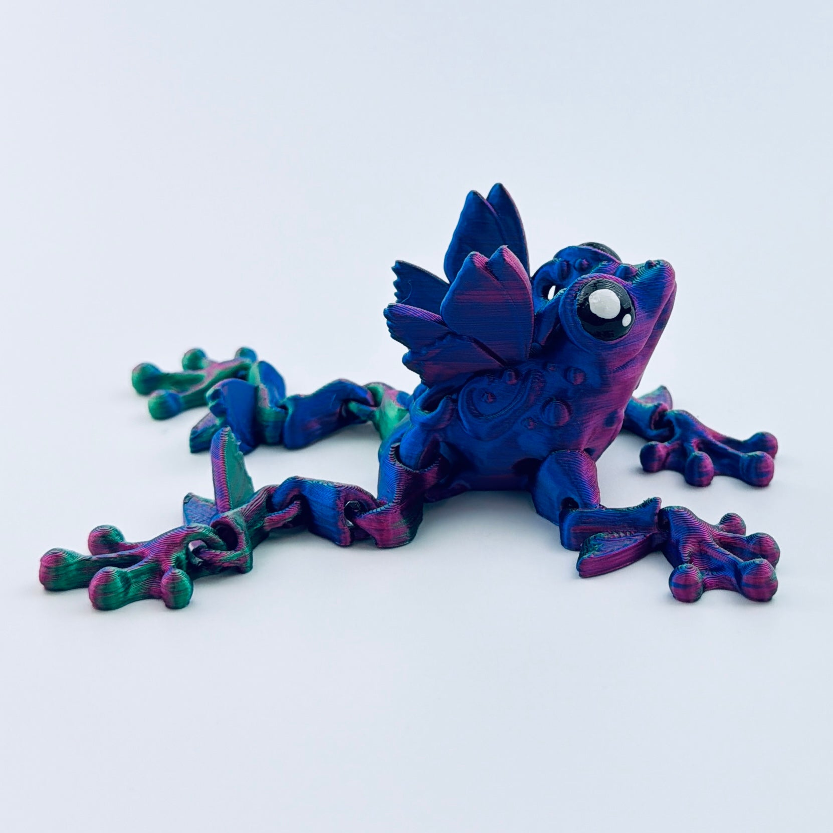 3d printed flutter frog - view 6