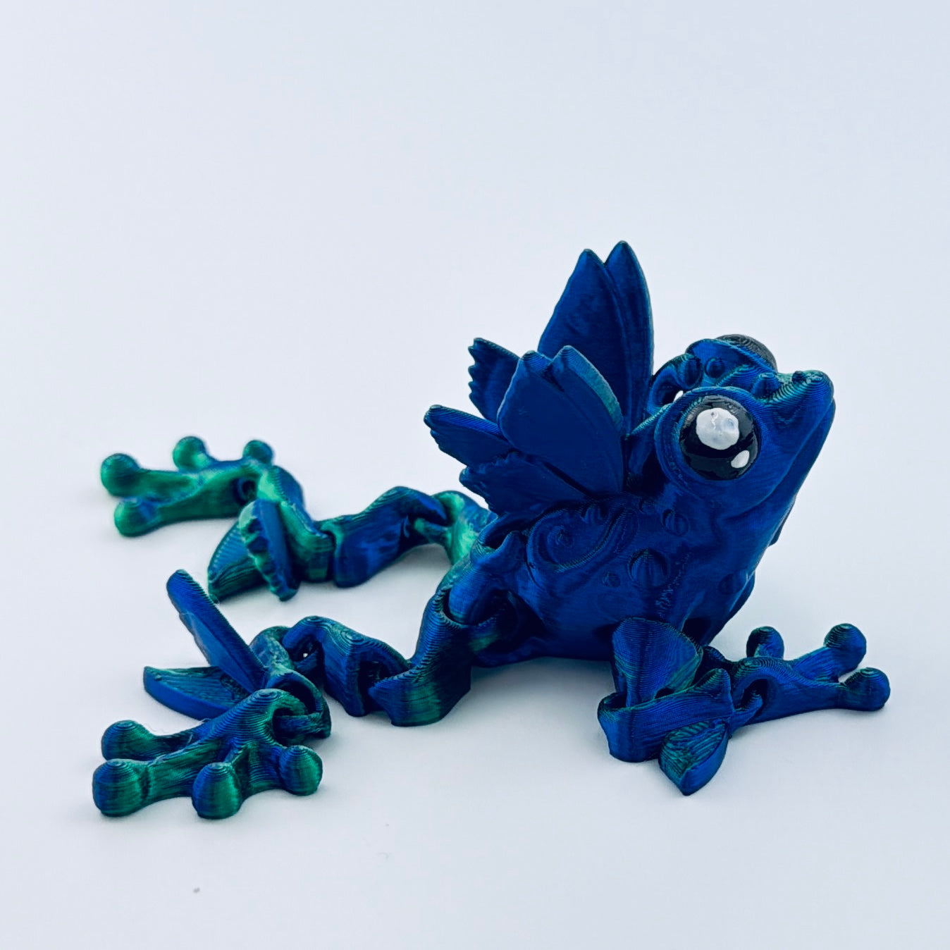 3d printed flutter frog - view 5