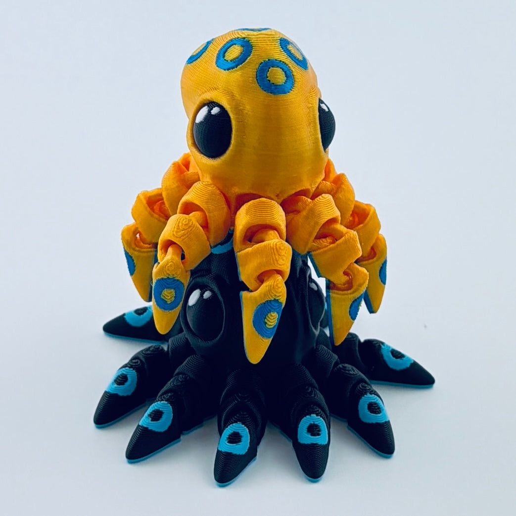 3d printed mini octopus - view 4