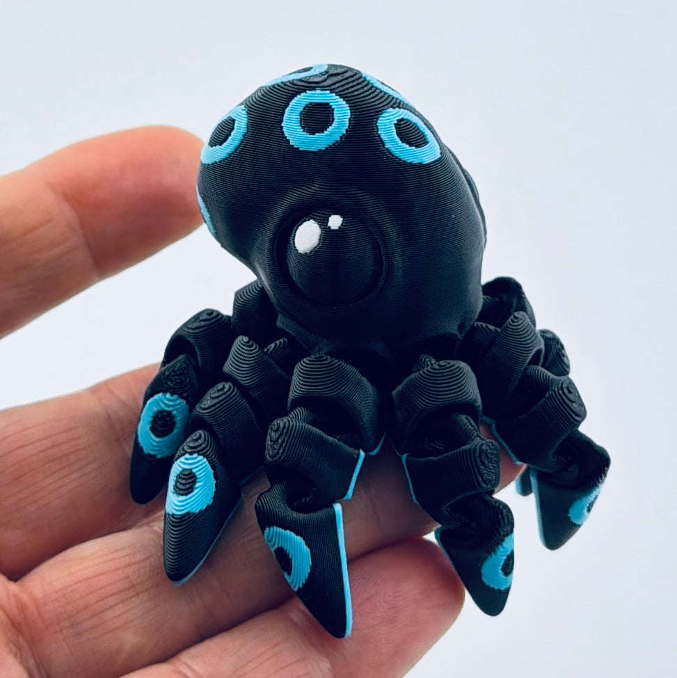 3d printed mini octopus - view 5
