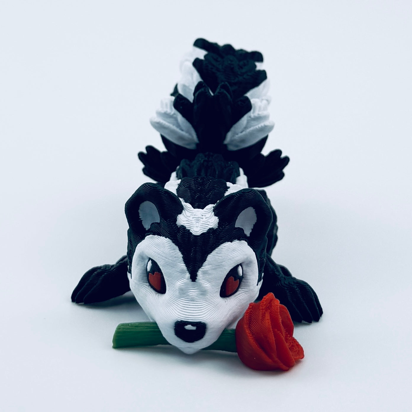 3d printed rose skunk - view 6