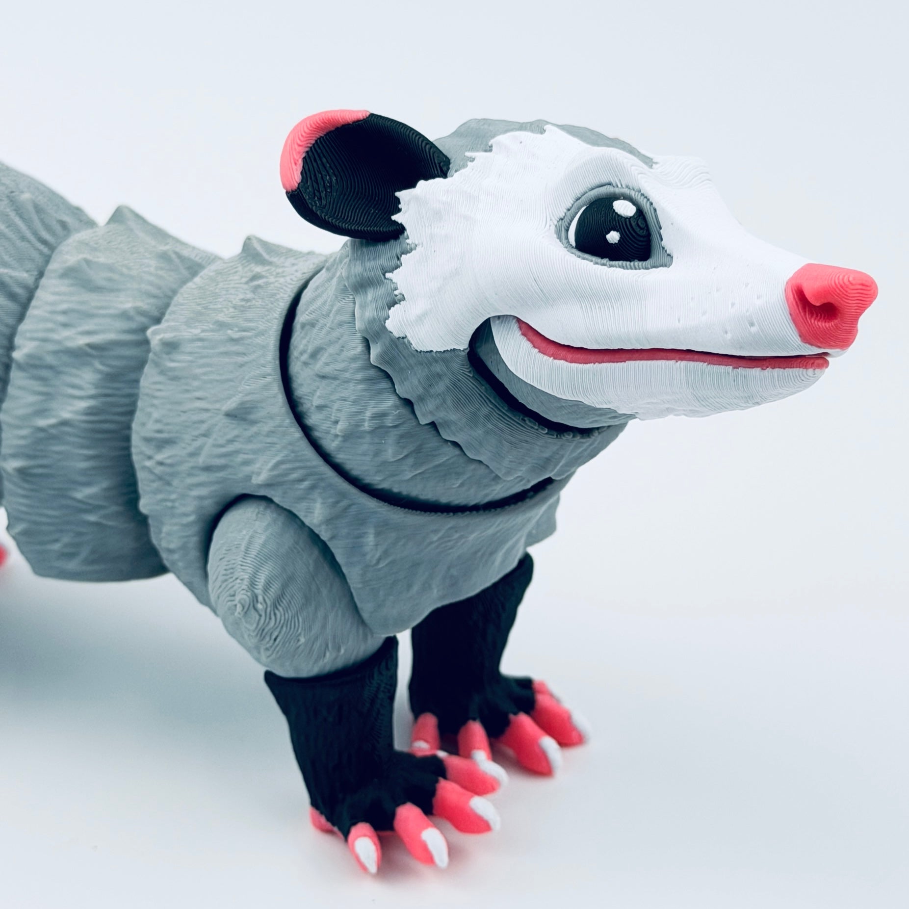 3d printed opossum - view 3