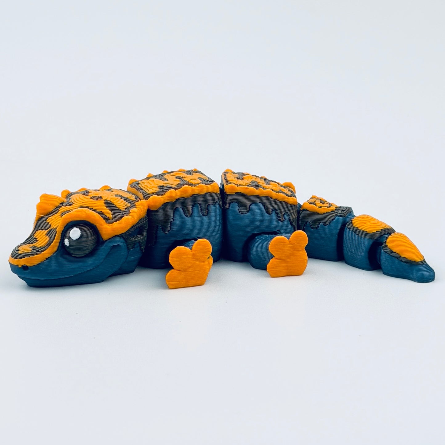 3d printed mini crested gecko without keyring